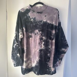 We The Free Long-sleeve Tie Dye Shirt Tunic Size M